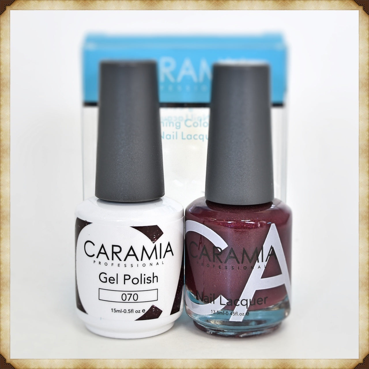 Caramia Dual - Function Gel and Lacquer Set 070 for Car Decoration