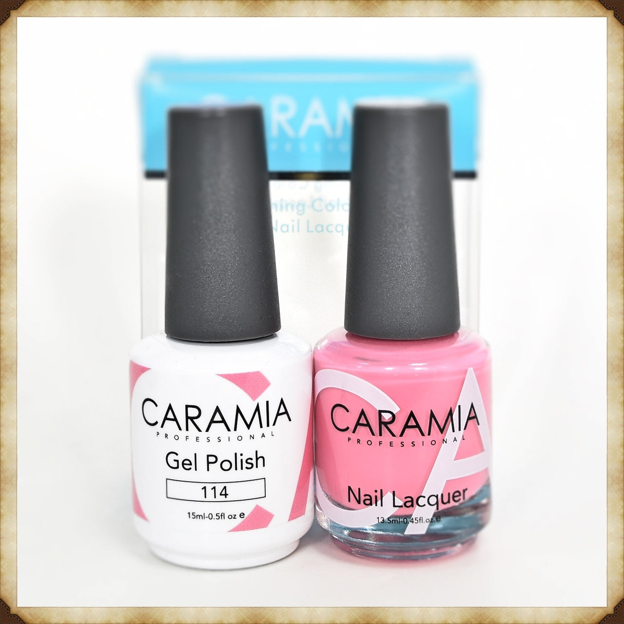 Caramia 114 Duo Gel and Lacquer Set