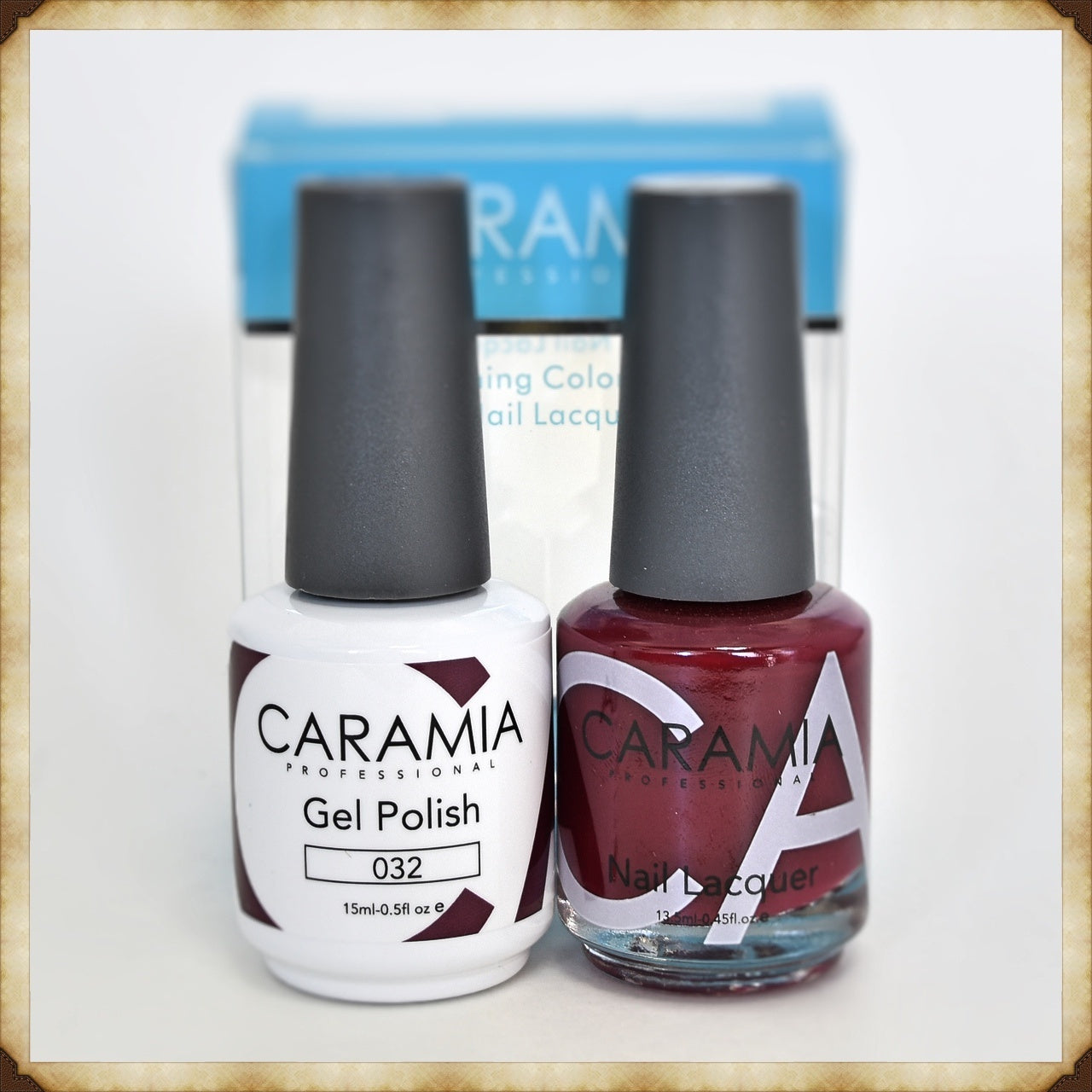 Caramia 032 High - Quality Duo Gel and Lacquer Set