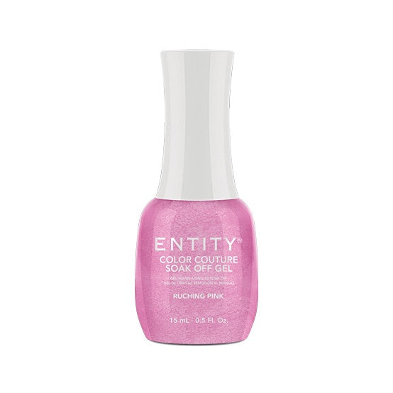 Entity Brand Nail Gel Polish with Ruching Design in Pink Color, 15 Ml | 0.5 Fl. Oz. #761