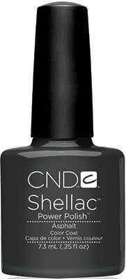 CND Shellac Asphalt Gel Polish, 0.25 Fl Oz - Long - lasting Manicure Solution