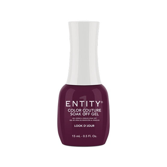 Entity 15 Ml Gel Look D'Jour | 0.5 Fl. Oz. Bright Plum Creme #834