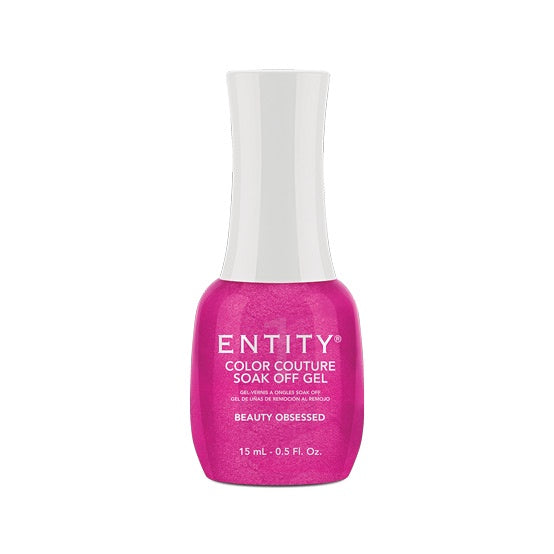Entity Gel Nail Polish - Beauty Obsessed Collection, 15 Milliliters (0.5 Fluid Ounces), Shade #853 Electric Pink Pearl