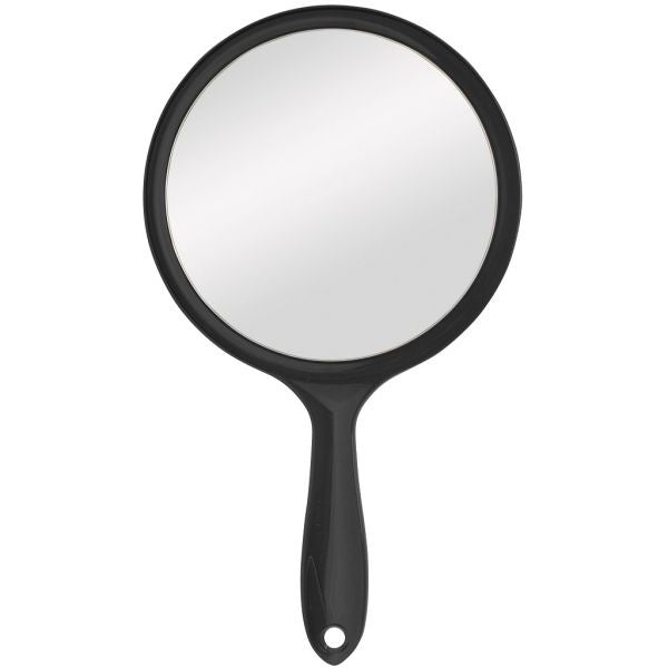 Black Diane 2-Sided Handheld Mirror with 1X & 5X Magnification #D1016