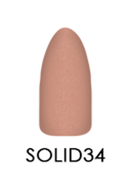 2-Ounce Chisel Solid Acrylic and Dipping Powder, Shade 034 for Stunning Nail Art