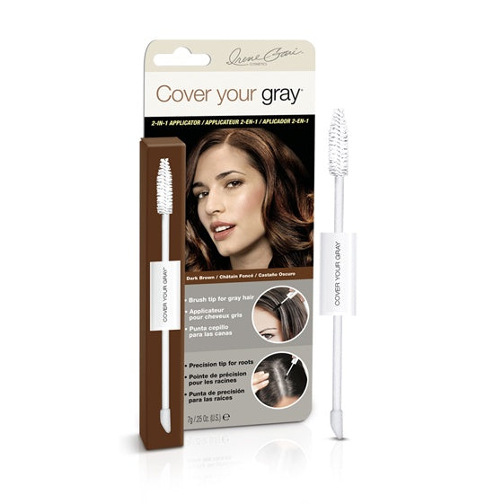 2-IN-1 Hair Gray Coverage Touch-Up Solution, 0.25 OZ