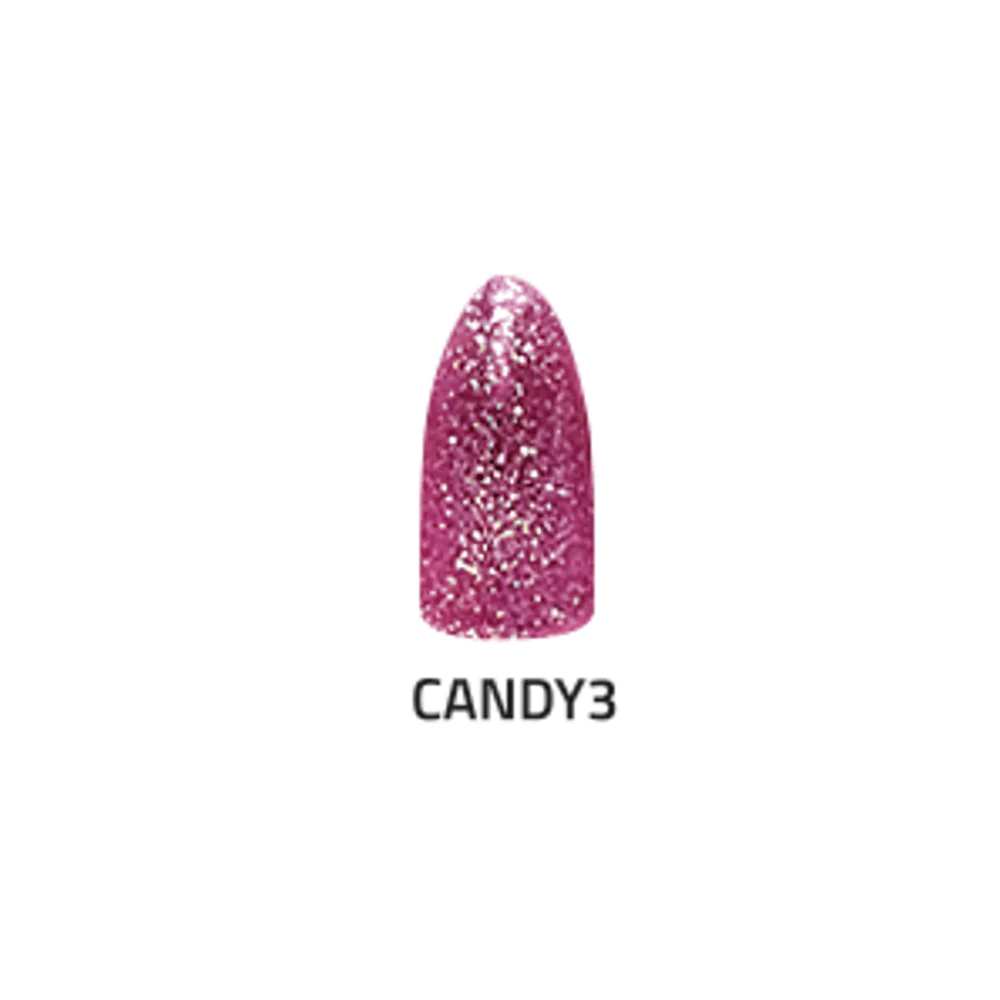 Chisel 2 - ounce Acrylic and Dipping Powder from the Candy Collection, Specifically CANDY 03 for Nail Art
