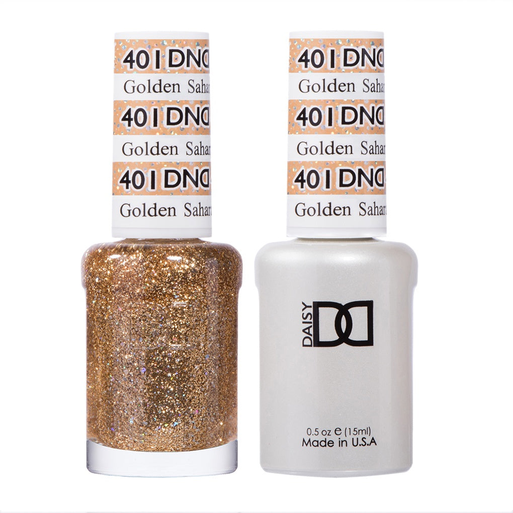DND Duo Golden Sahara Star #401 Gel Polish and Matching Lacquer