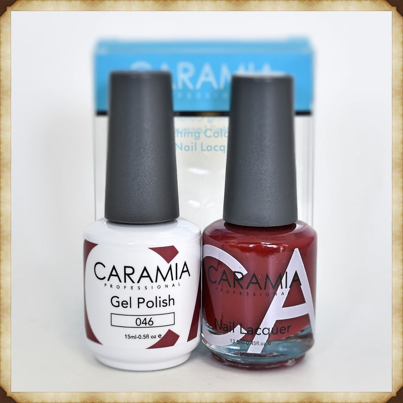 Caramia Duo: High - Quality Gel & Lacquer Set 046