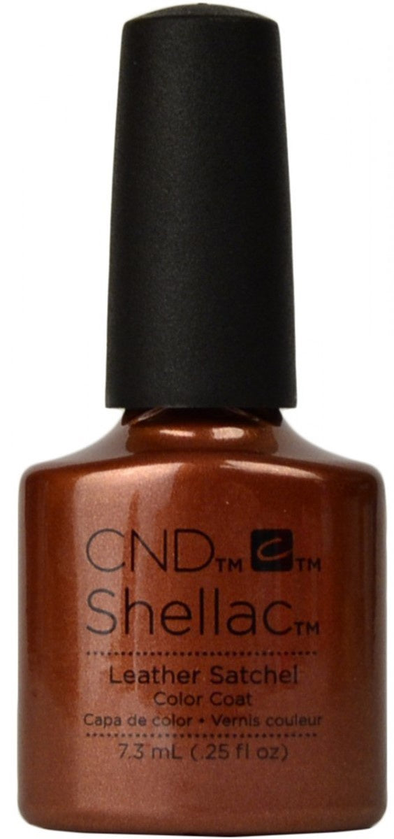 CND Shellac Leather Satchel Gel Polish, 0.25 Fl Oz