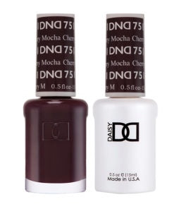 DND Professional Duo Gel Polish and Lacquer Set in Cherry Mocha Shade #751