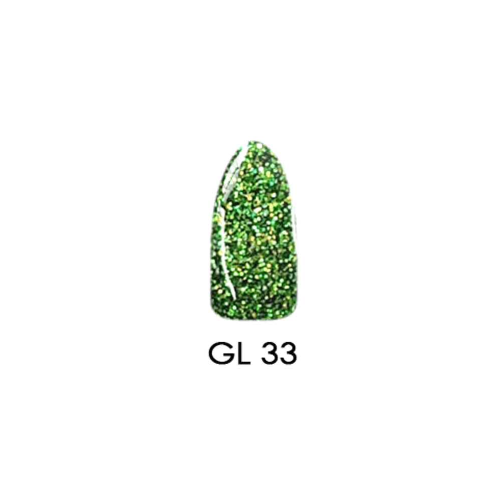 Chisel 2-Ounce Glitter Collection GL33 Acrylic and Dipping Powder for Stunning Nail Designs