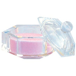 Luxurious Hexagonal Glass Jar for Liquid Monomer and Acrylic Powder