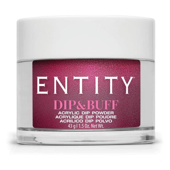 Entity Dip & Buff Nail Dip Powder - Ruby Sparks, 43 Grams | 1.5 Ounces, Item #858