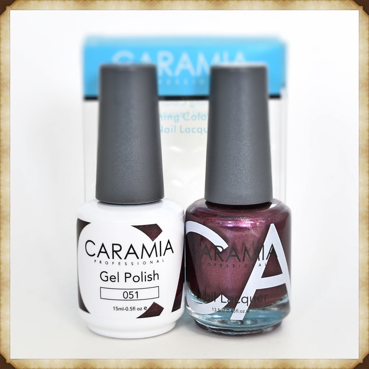 Caramia Dual - Function Gel Nail Polish and Lacquer Set, Shade 051