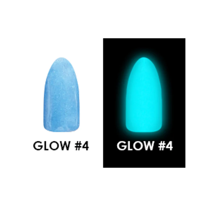 Chisel 2 - ounce Glow - in - the - Dark Acrylic and Dipping Powder from Collection 04 for Nail Art