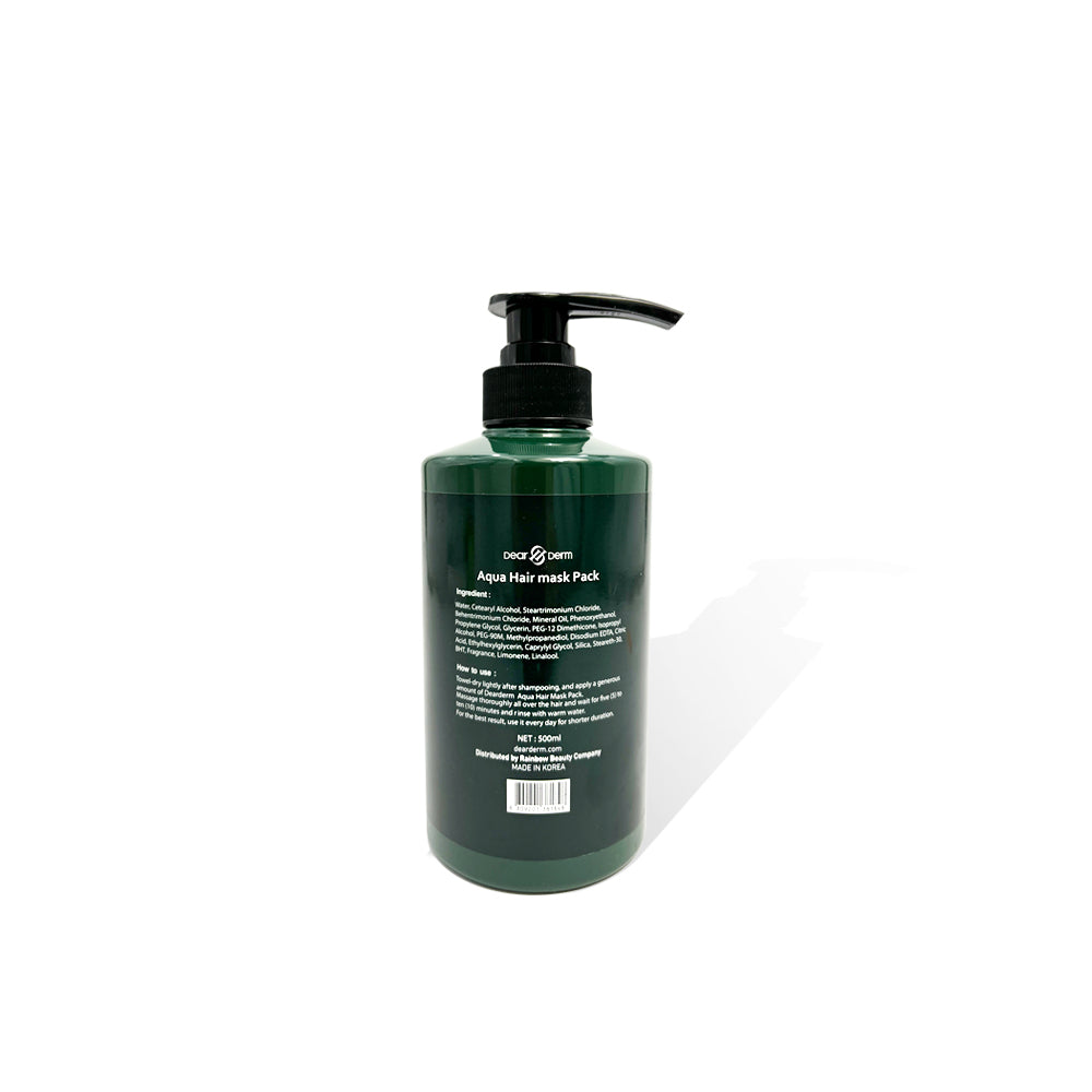 Dearderm Premium Hyssop Aqua Hair Mask Pack - 500ml for Luscious Locks