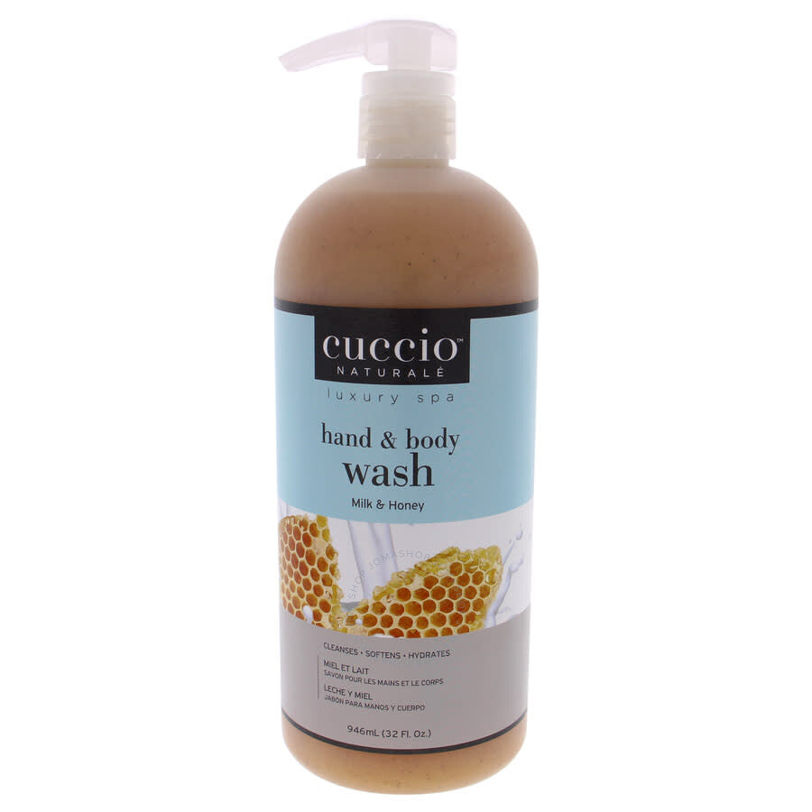 32 oz Cuccio Hand and Body Wash with Milk and Honey Fragrance