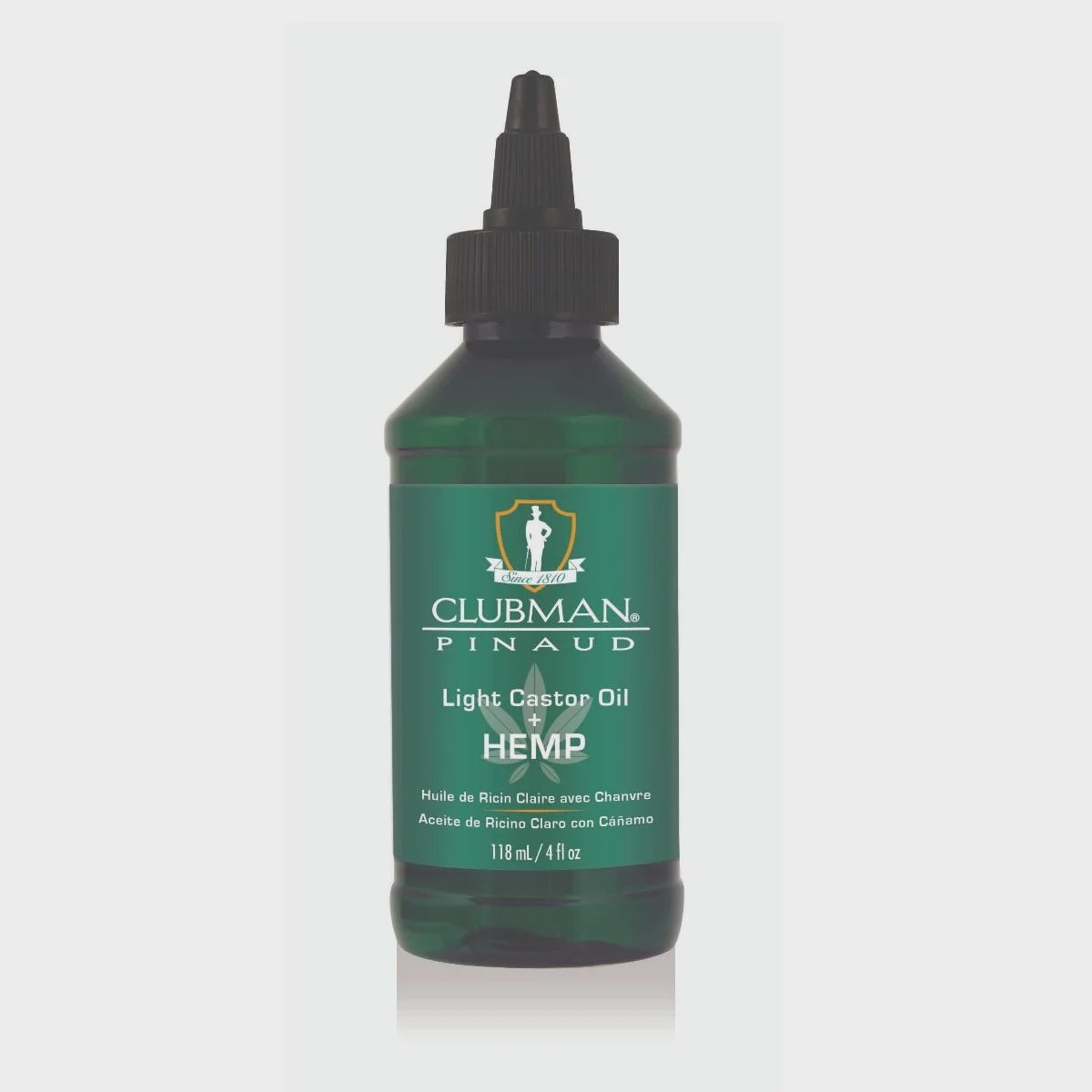 Clubman Light Hemp Castor Oil, 118 mL (4 fl oz) #91099