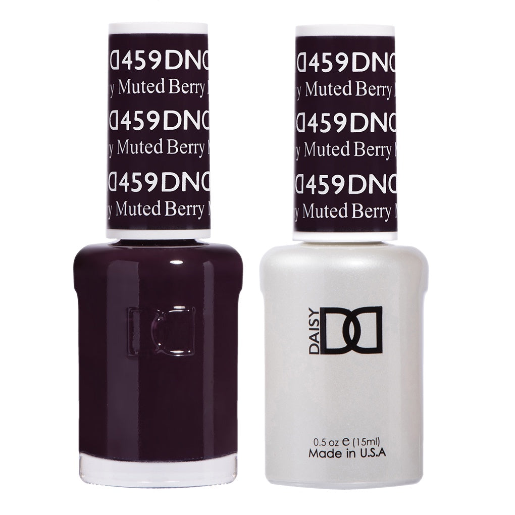 DND Duo Gel & Lacquer in Soft Muted Berry Shade #459