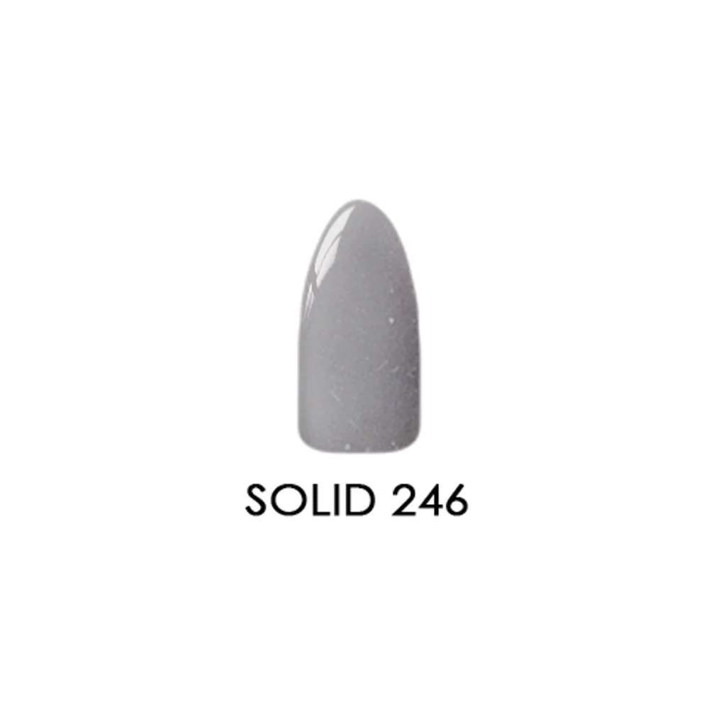 2 oz Chisel Solid Acrylic & Dipping Powder 246 for Colorful Nail Designs