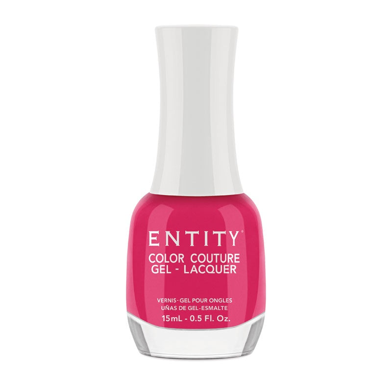 Entity Nail Lacquer - Power Pink Shade, 15 Milliliters | 0.5 Fluid Ounces, Product Code #854