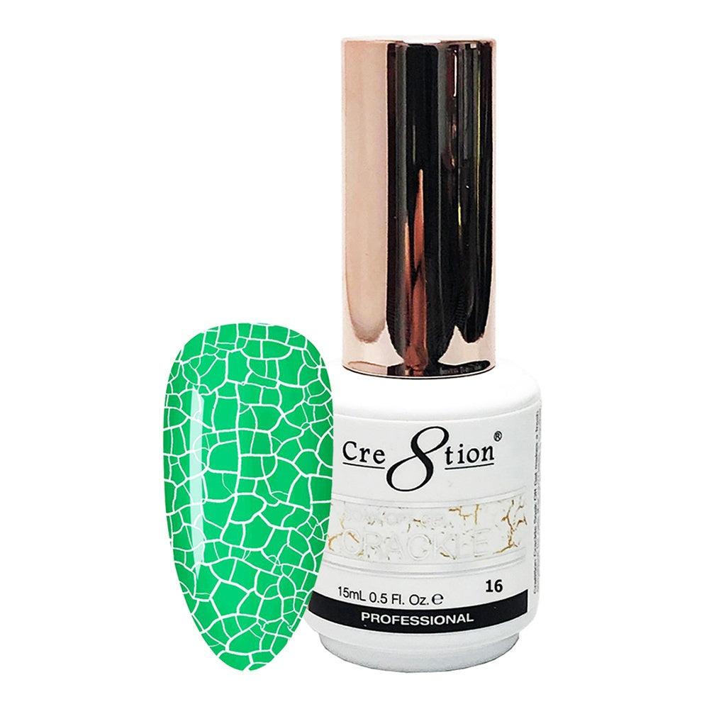 Cre8tion Professional Crackle Effect Soak-Off Gel Nail Polish #16