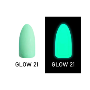2 oz Chisel Acrylic and Dipping Powder Set from the Glow-In-The-Dark Collection 21 for Stunning Nail Art