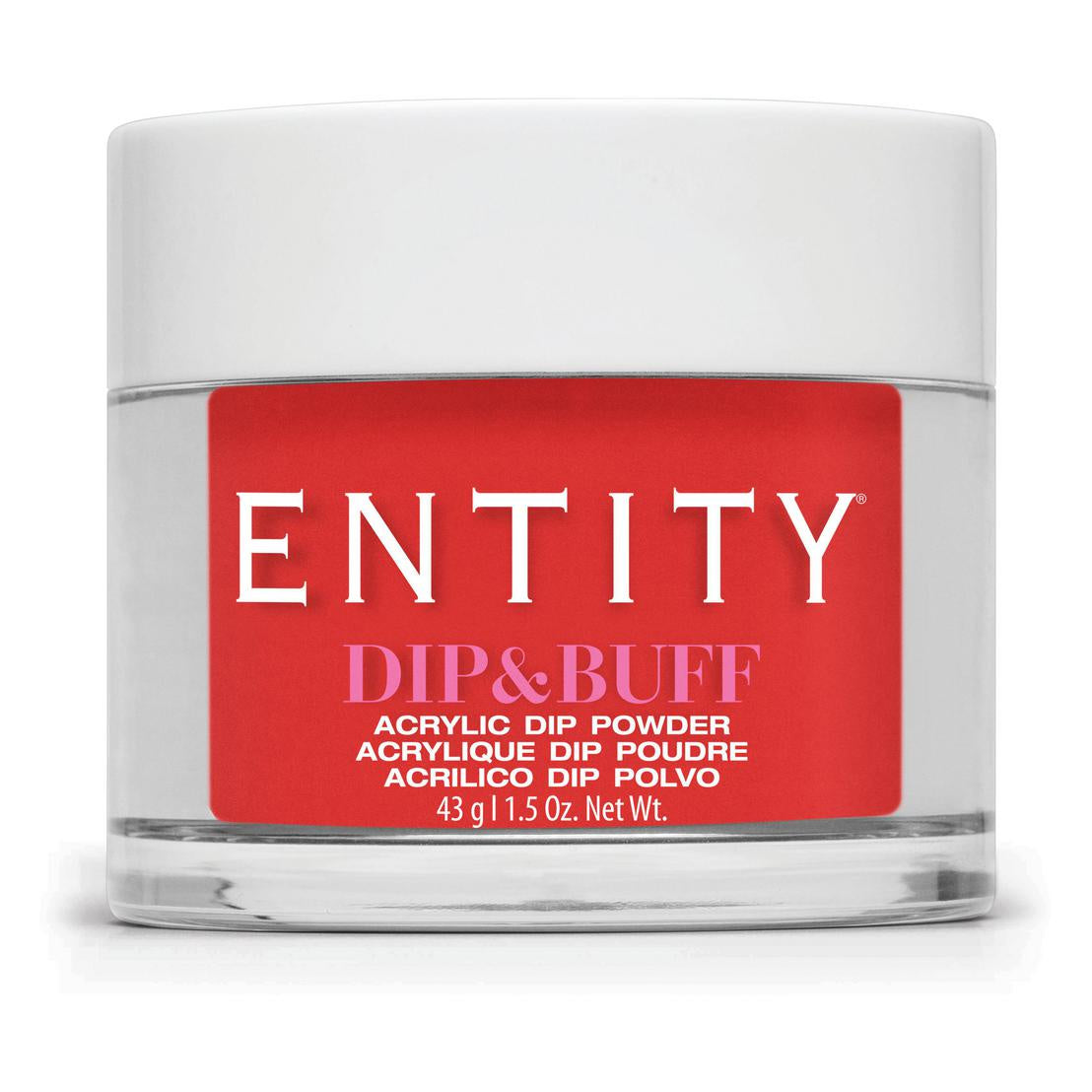 Entity Dip & Buff Bright Red Creme, 43 G (1.5 Oz), #690