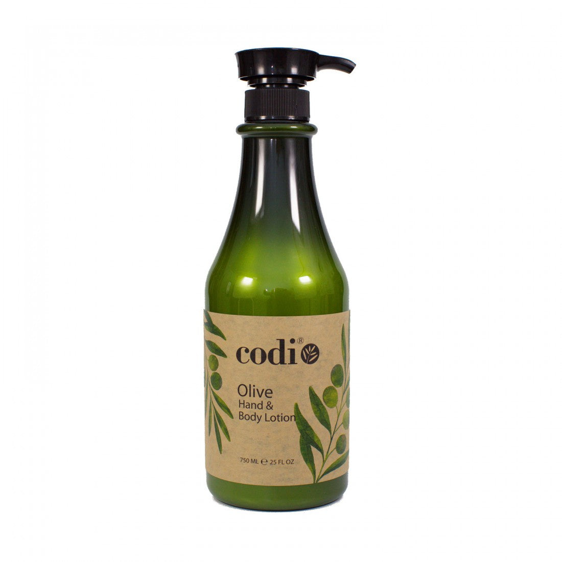 Codi Olive Hand and Body Lotion - 750 ml (25 oz) for Smooth Skin