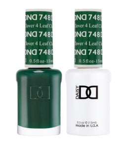 DND 4 Leaf Clover #748 Duo Gel Polish and Matching Lacquer