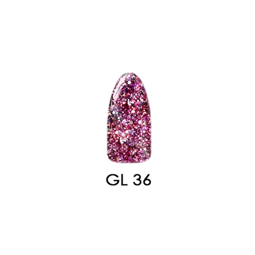 2 oz Chisel Glitter Acrylic & Dipping Powder Collection GL36