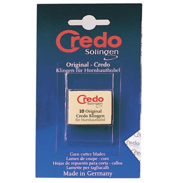 Credo 10-Piece Pack of Carded Blades from Solingen, 18C - High - Quality Cutting Tools