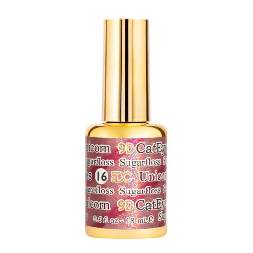 DC DND 9D Cat Eye Unicorn Gel Polish - Sugar Floss Shade, 0.5 Ounce