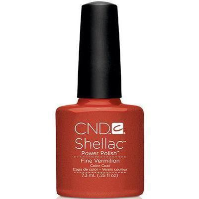 CND Shellac Fine Vermilion Gel Polish, 0.25 Fl Oz