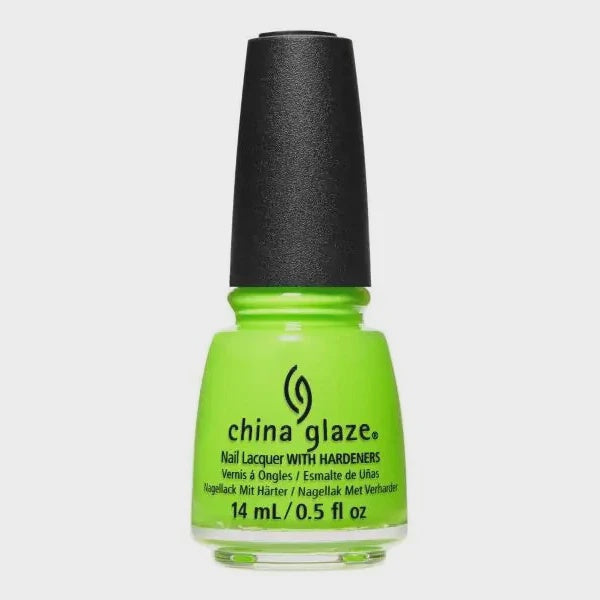 China Glaze Brand Nail Polish - 0.5 oz Frozen In Lime Color Nail Lacquer #82909