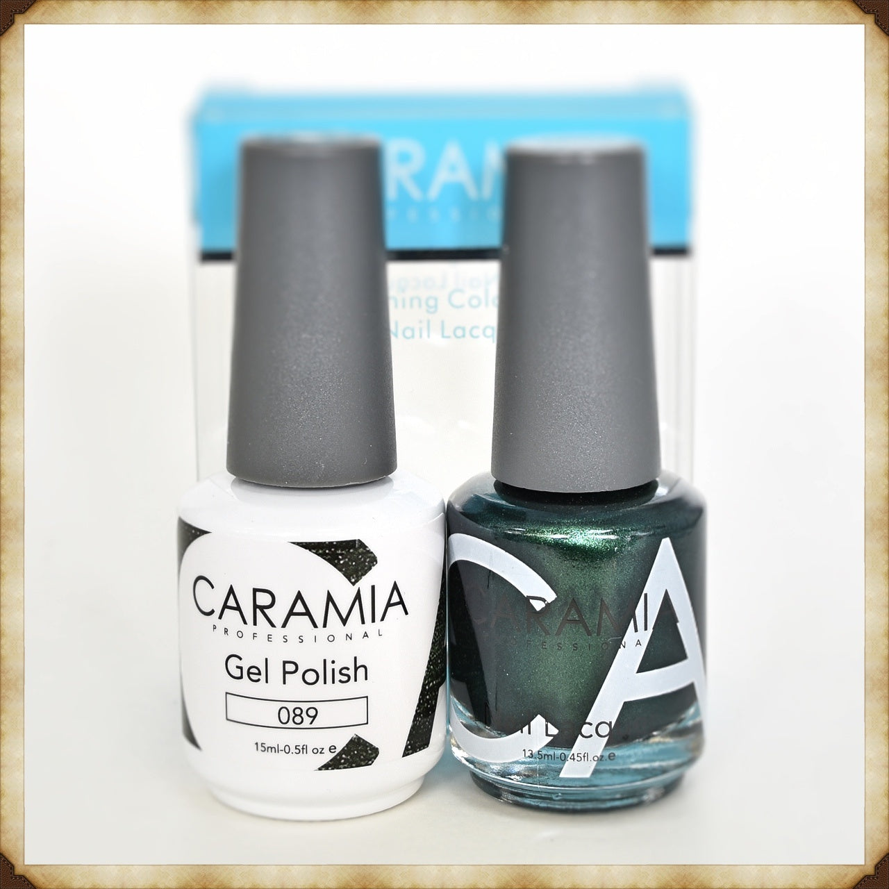 Caramia Duo Gel Nail Polish and Lacquer Set - Shade 089
