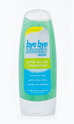 8 oz Menthol-Infused Anti-Acne Facial and Body Cleanser: Bye Bye Blemishes