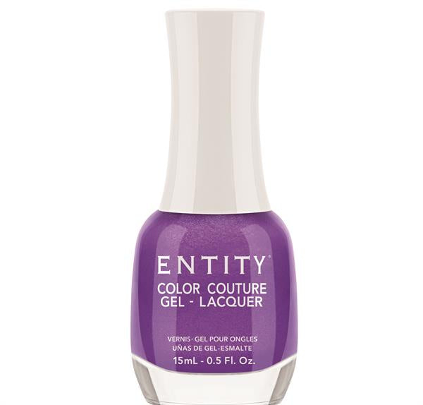 Entity Elegant Edge 15 Ml (0.5 Fl. Oz.) #863 Dark Purple Shimmer Lacquer