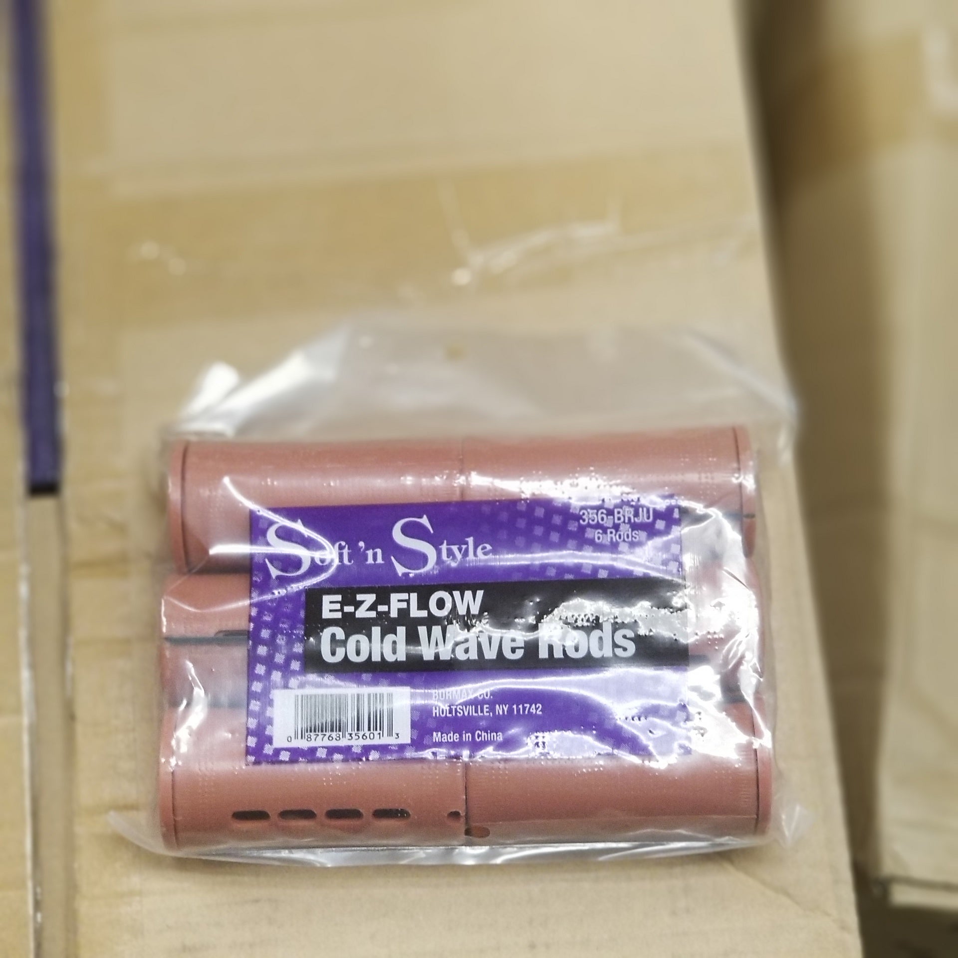 Extra Large 1-5/8 Brown Cold Wave Hair Rods