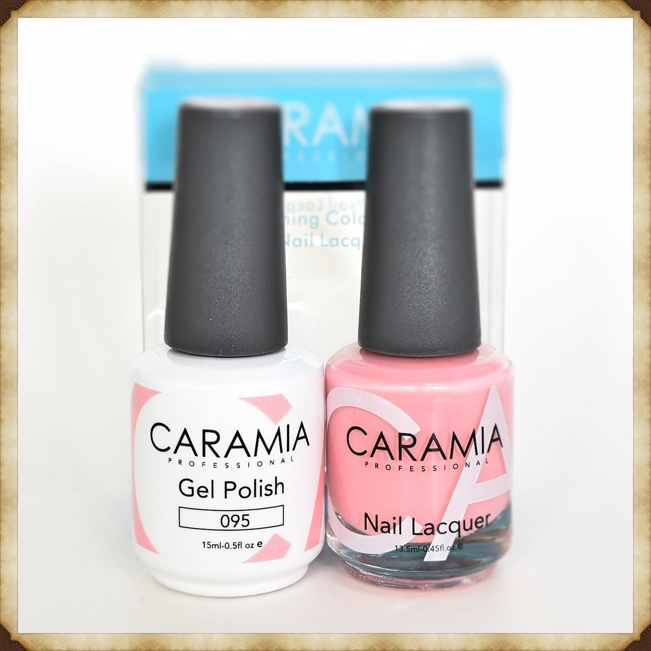 Caramia Brand Dual - Function Gel and Lacquer Set, Color Code 095