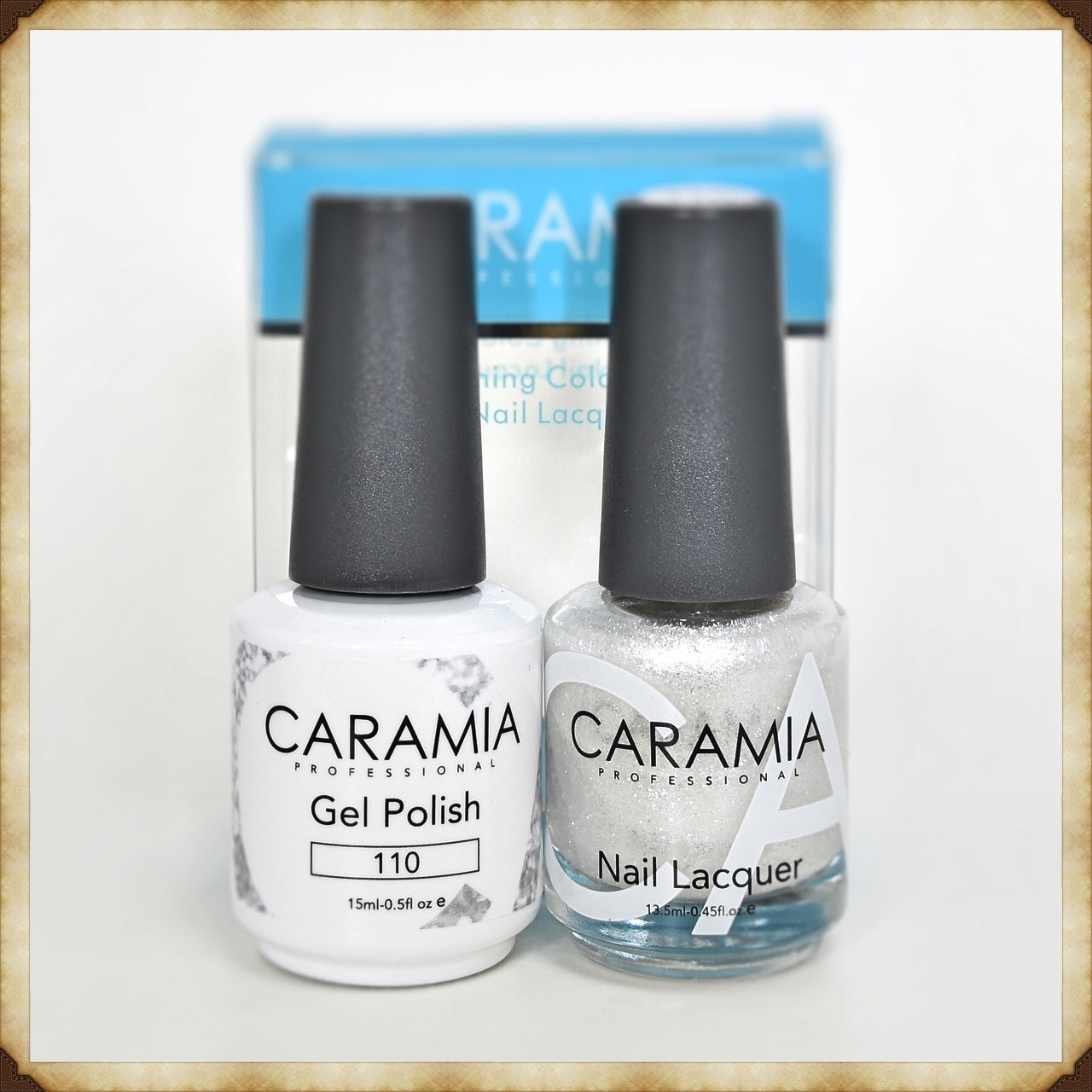 Caramia 110 Duo Set: Premium Gel & Lacquer Combo