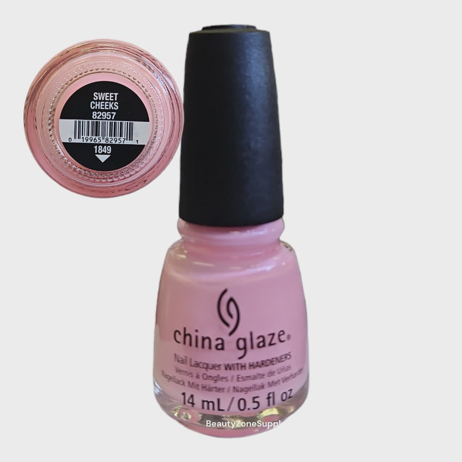 China Glaze 0.5 oz Sweet Cheeks Nail Polish #82957 from Love & Kiss Collection