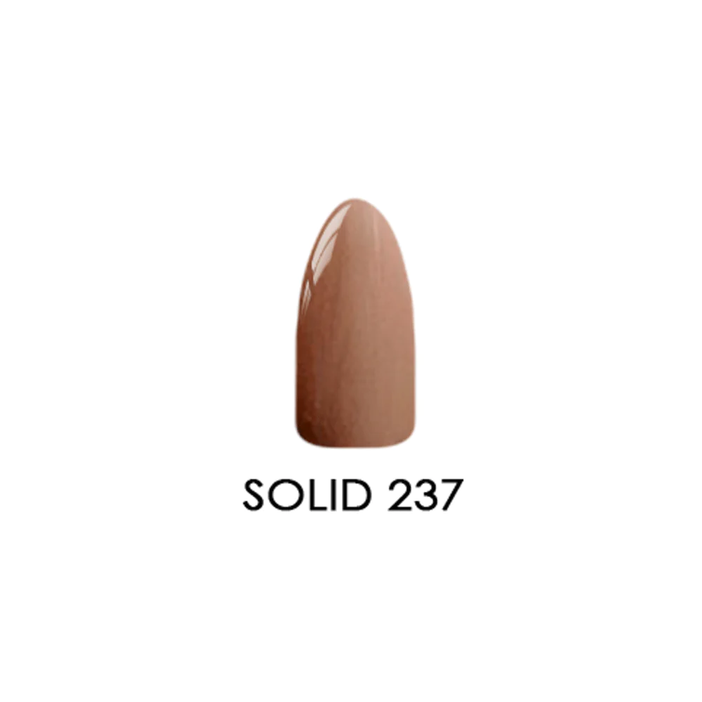 Chisel 2 - ounce Solid Acrylic and Dipping Powder 237 for Nail Art Creation