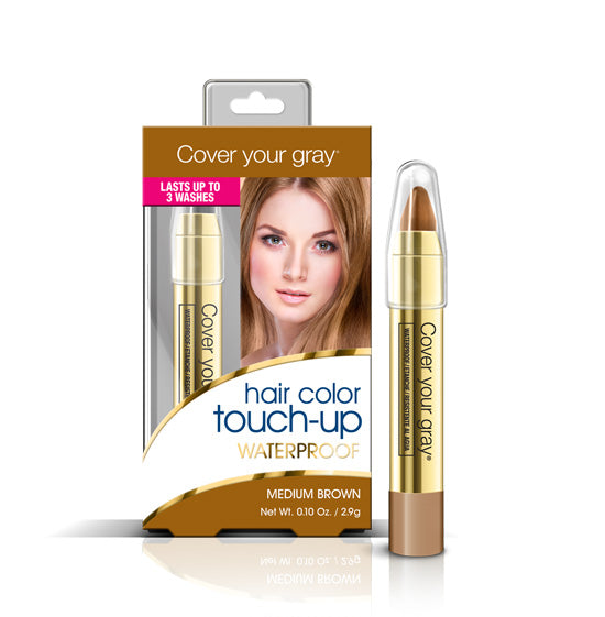 Waterproof Hair Color Chubby Pencil (0.10 oz) for Covering Gray Hair