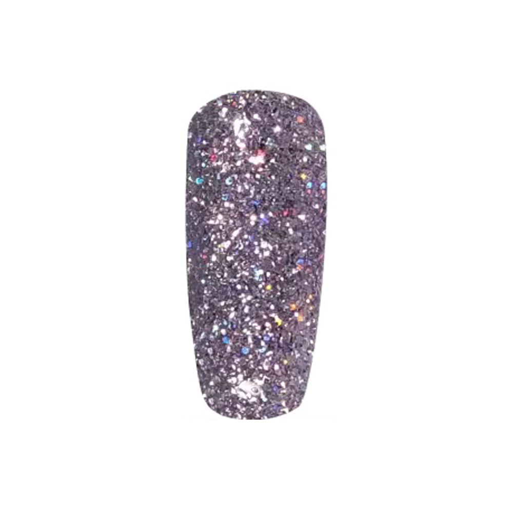 DND Duo Gel Polish and Matching Lacquer in the Exquisite Lavender Aura Shade #912 from 2022 Super Glitter Collection