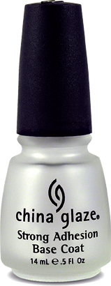China Glaze Professional Nail Base Coat with Strong Adhesion, 0.5 oz, Product Code #81001