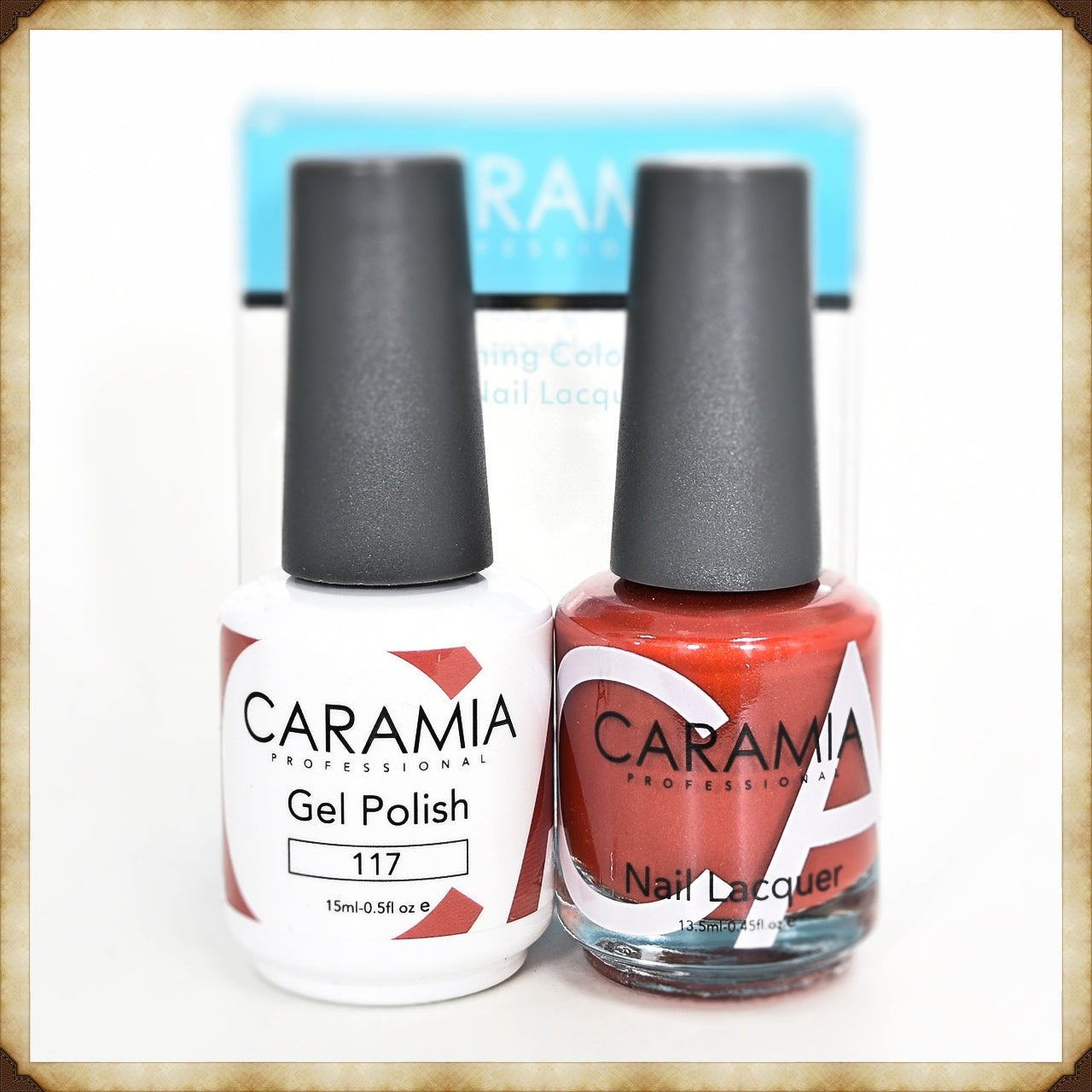 Caramia 117 Duo Set: Gel & Lacquer for Stylish Nails