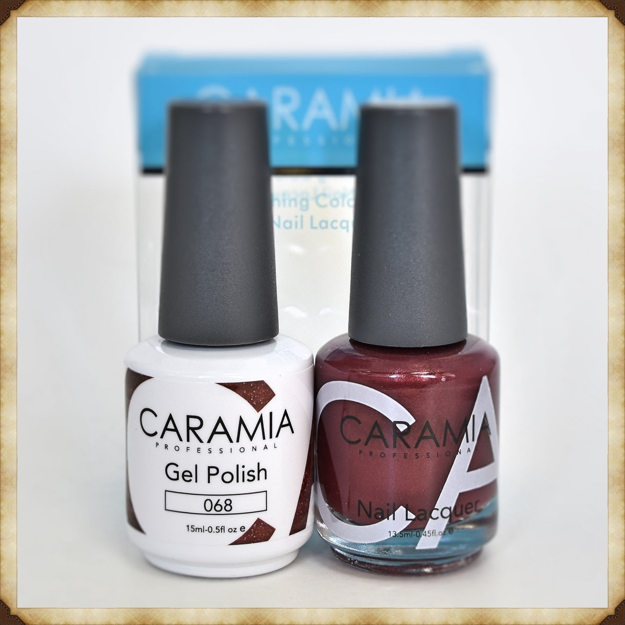 Caramia Duo Gel Polish and Lacquer Set - Shade 068