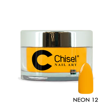 2-Ounce Neon Collection 12 of Chisel Acrylic and Dipping Powder for Nail Art
